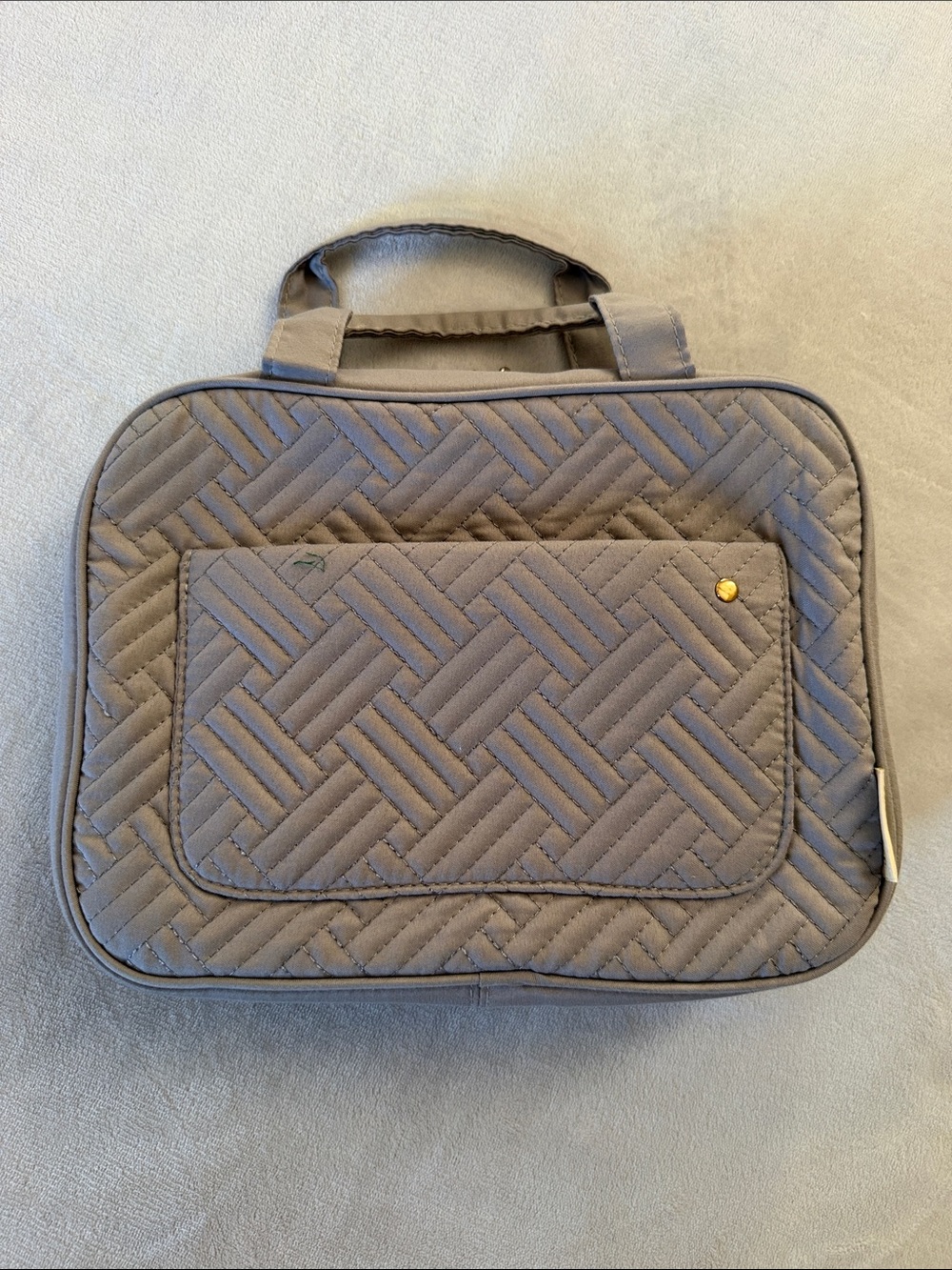 Hanging Travel Organizer Toiletry Bag- Gray